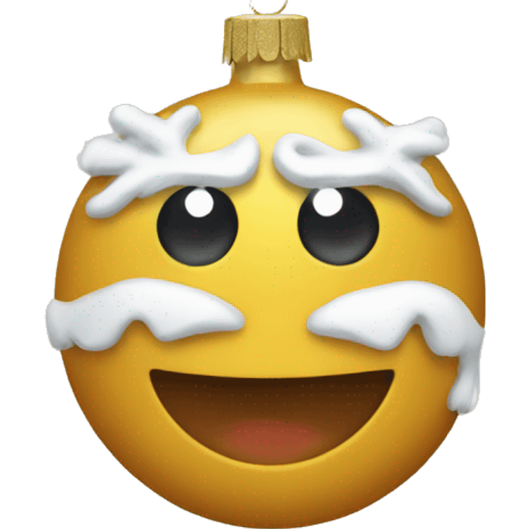 Christmas ornament emoji