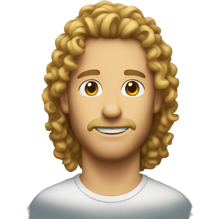 curly mullet emoji