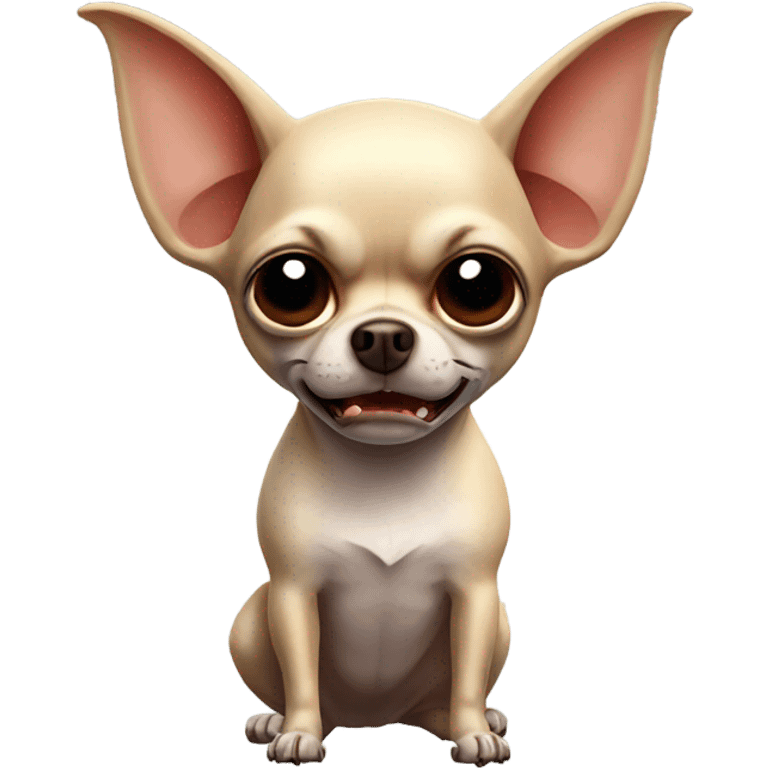 Mean Chihuahua Bat emoji