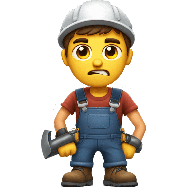 Boy angry driller emoji