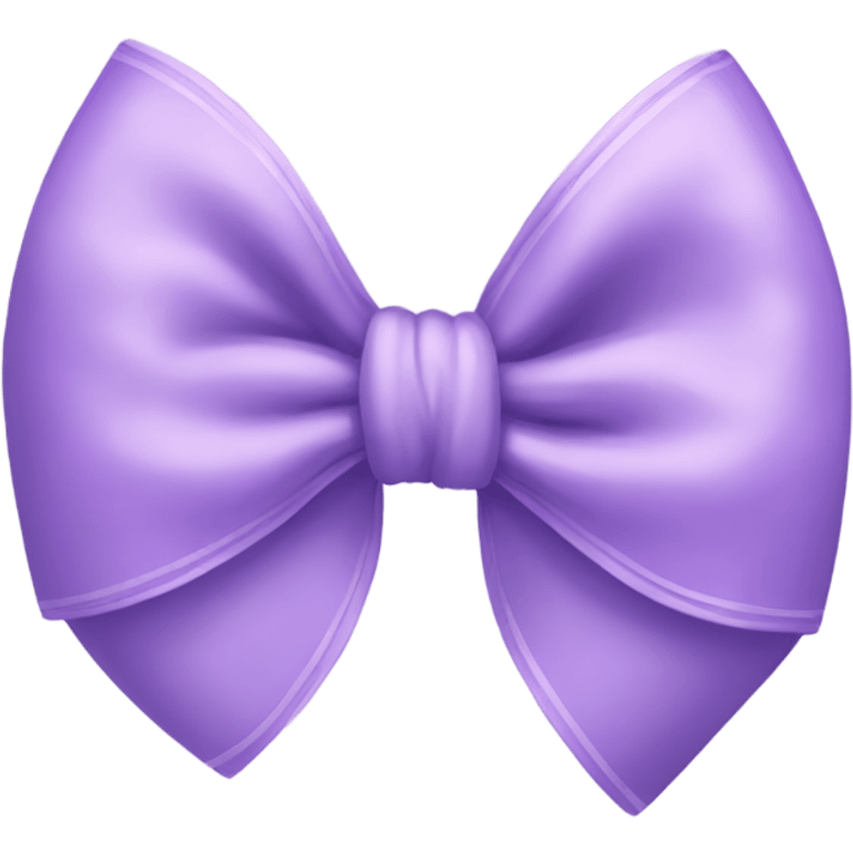 Lilac bow emoji