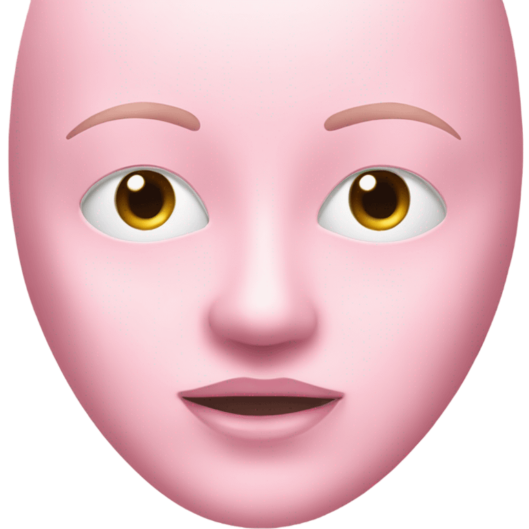 pink collagen sheet mask skincare emoji