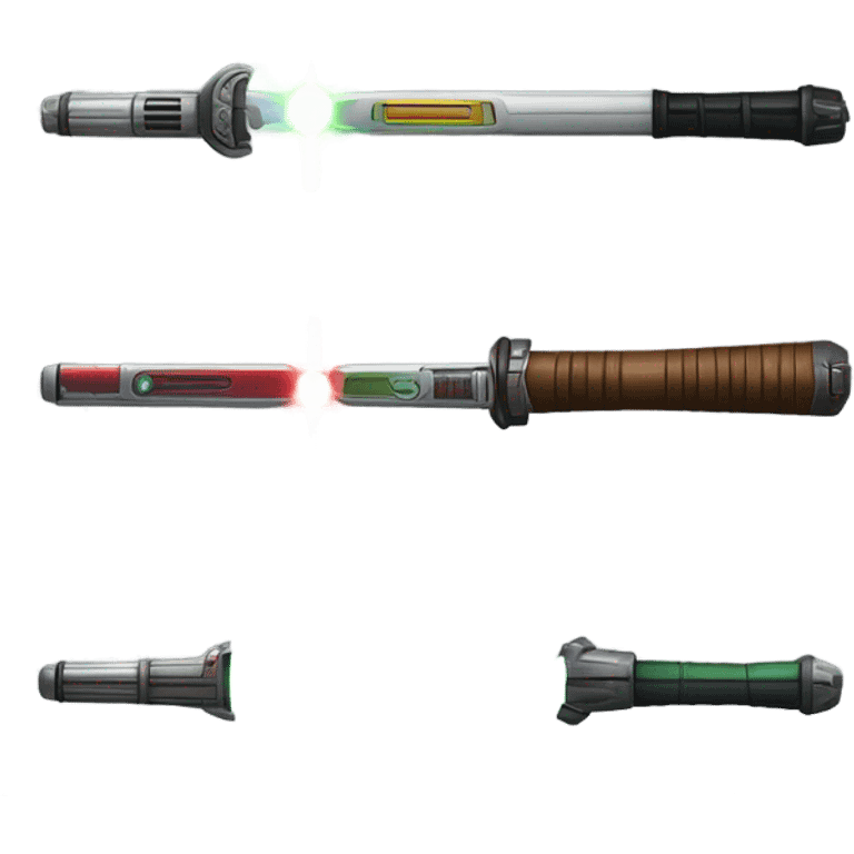 Star Wars lightsabers  emoji