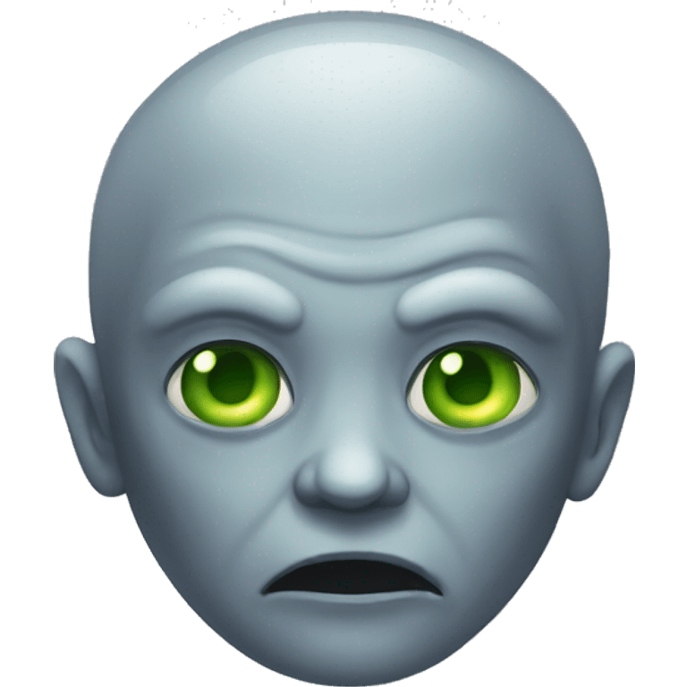 Psychopath alien emoji