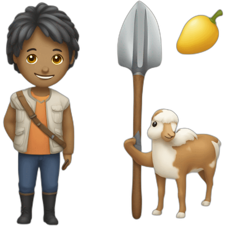 Une personne avec un chicotte  emoji