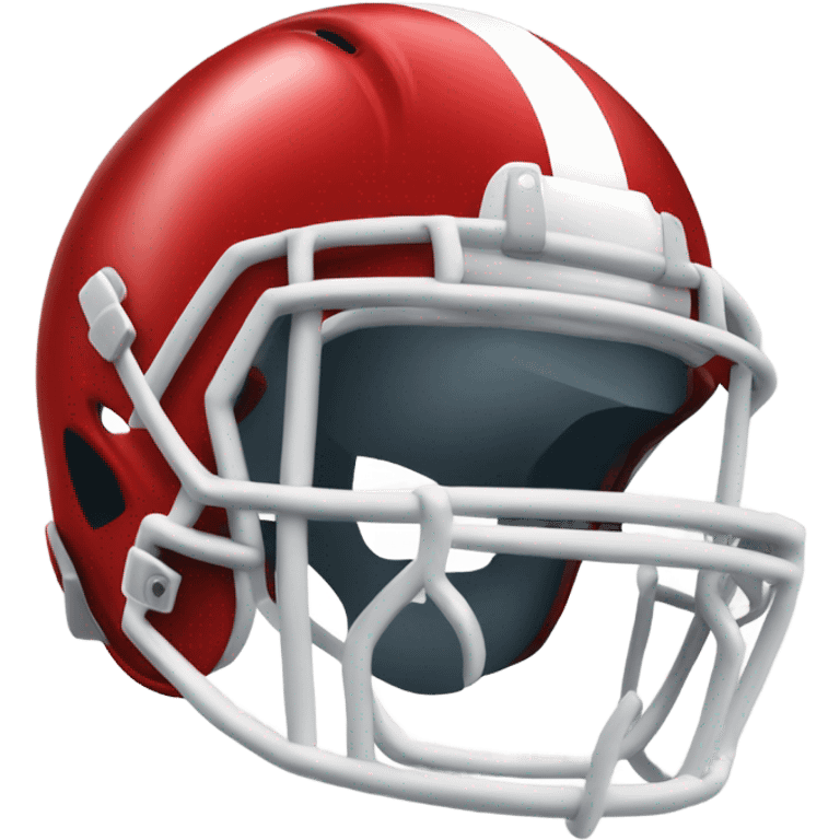 red football helmet emoji