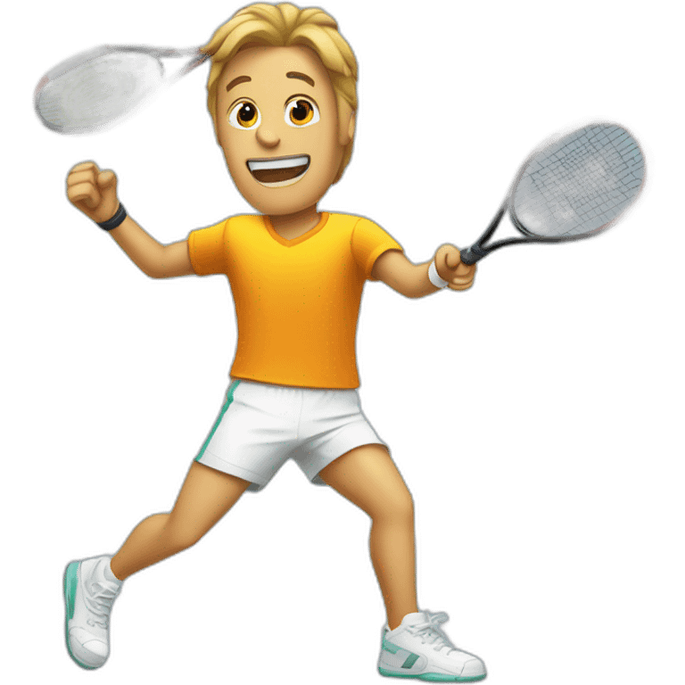 Tennis rocket emoji