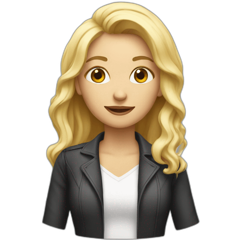 blonde video producer emoji