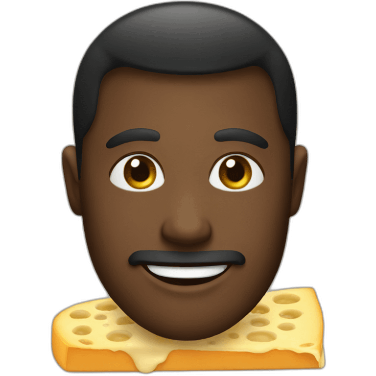 cheesy pun emoji