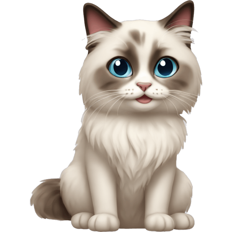 Ragdoll cat  emoji