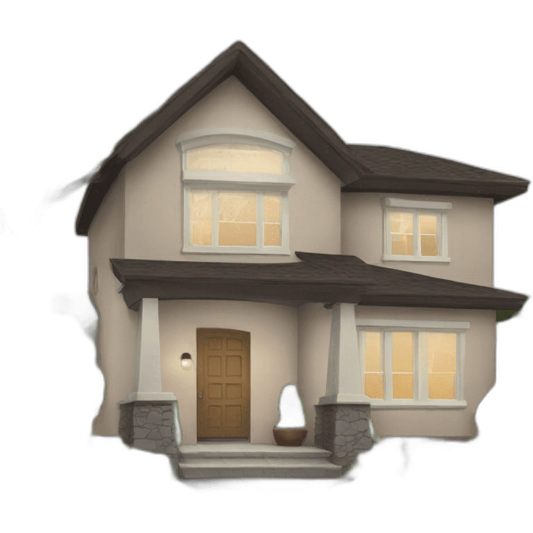 modern house emoji