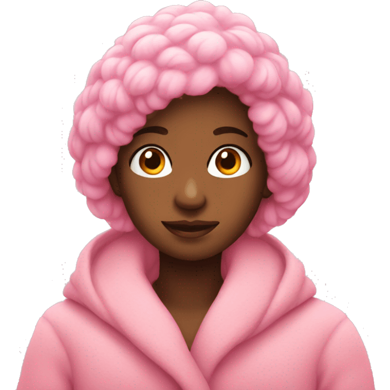 Cozy pink emoji