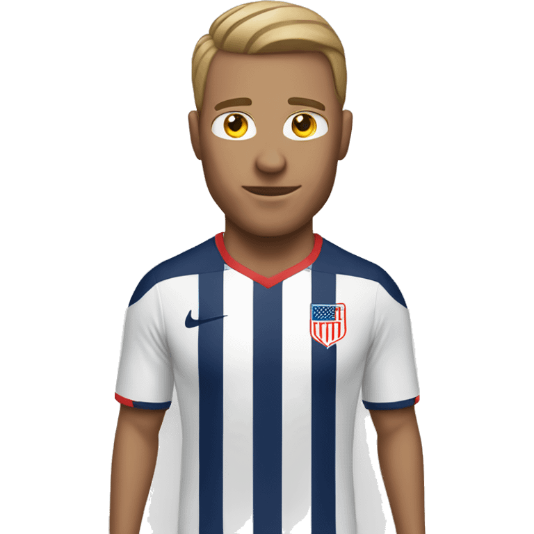 USA white man soccer emoji