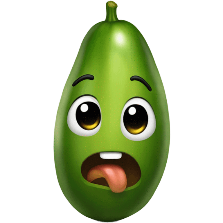 Pepino llorando emoji