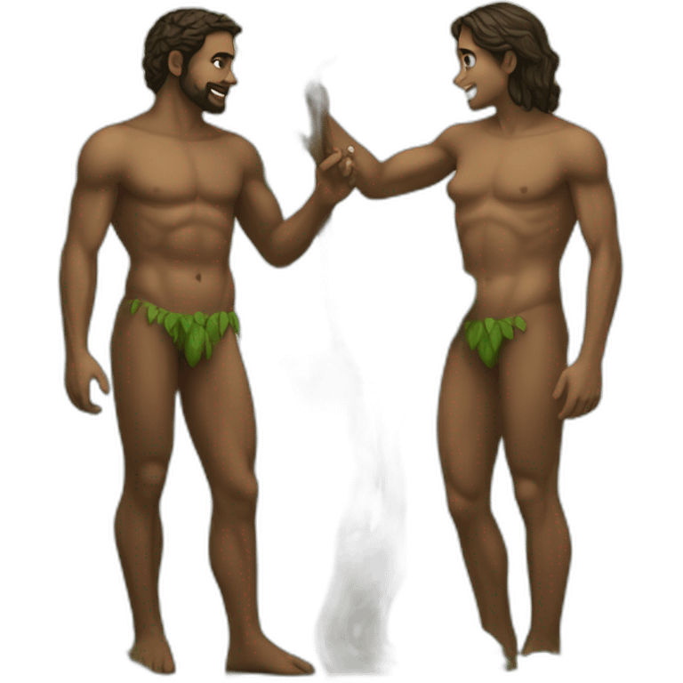 Adam and eve emoji