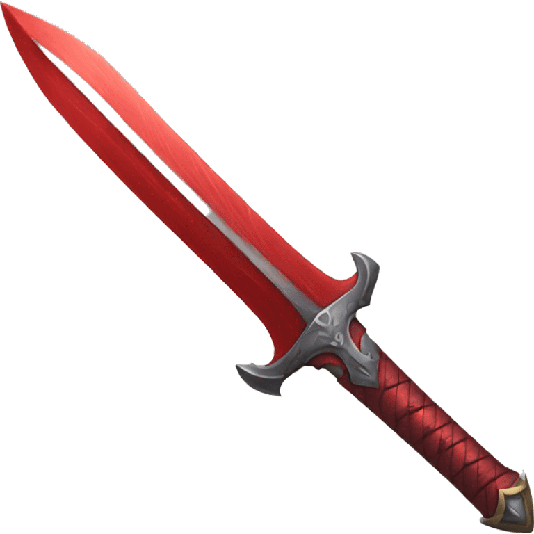 red sword emoji