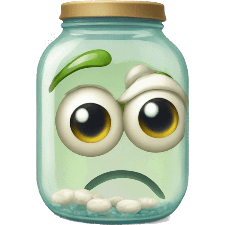 Eyeballs jar emoji