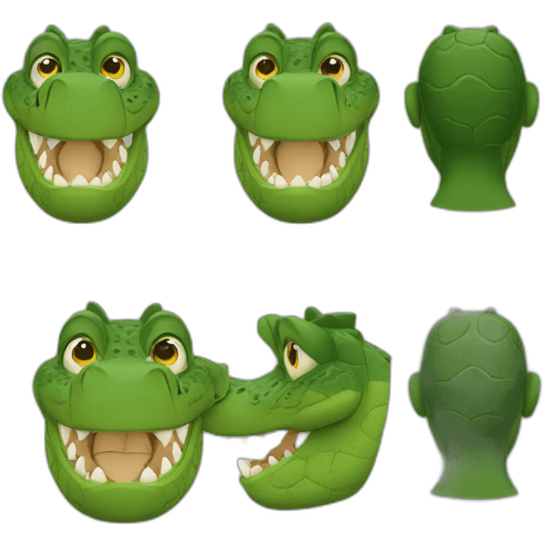 Crocodile man emoji