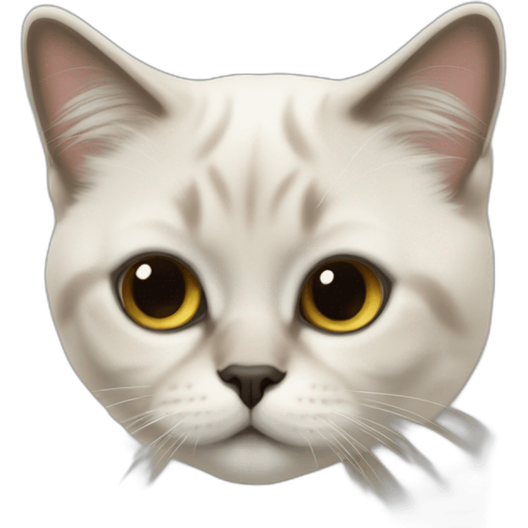 chat sacré de birmanie emoji