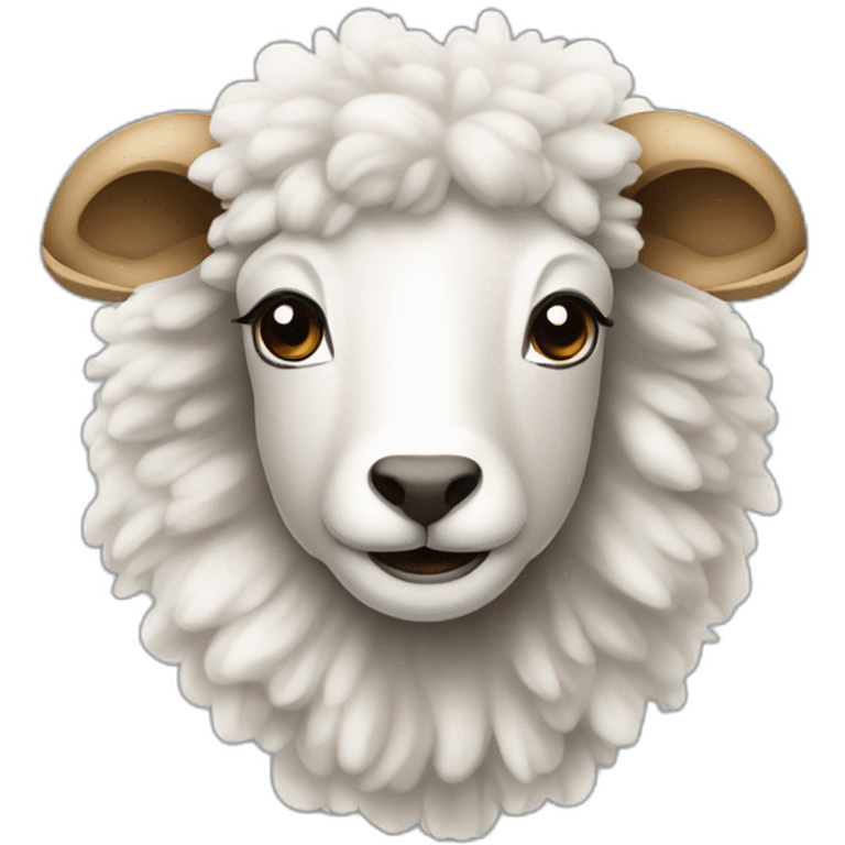 mouton décoiffé emoji