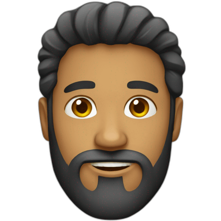 brazilian man with beard emoji