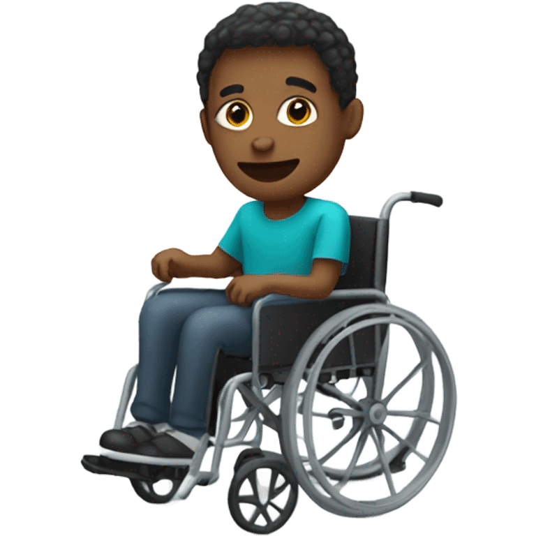 Disabled black person emoji