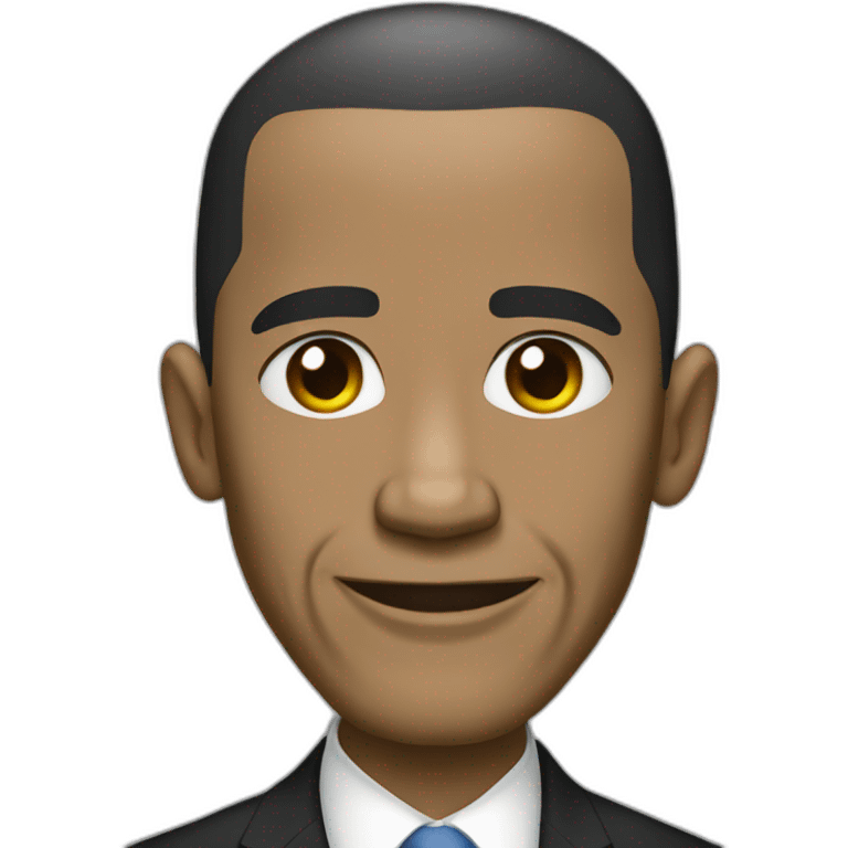 white skin obama emoji