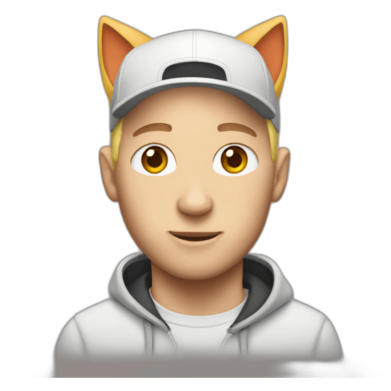 eminem with cat ears emoji