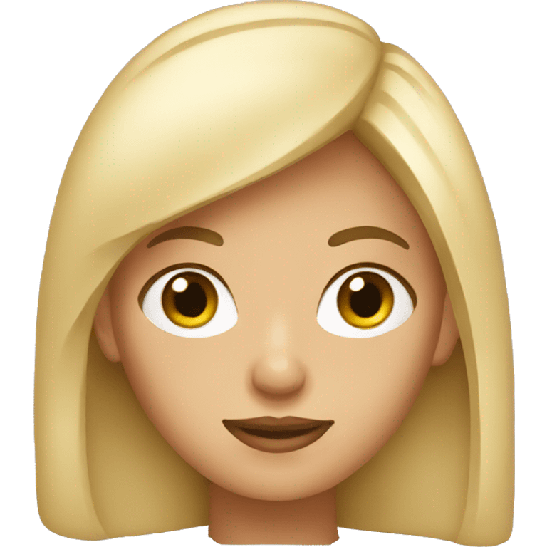 a blong woman emoji