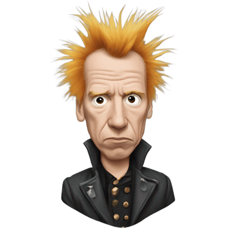 Johnny rotten crazy emoji