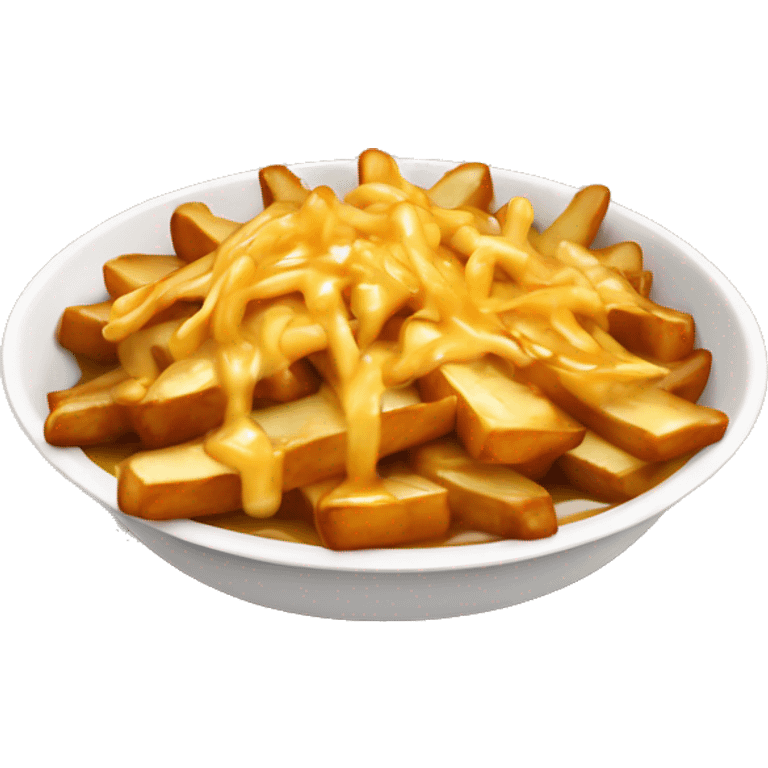 Poutine qui dit bonjour emoji