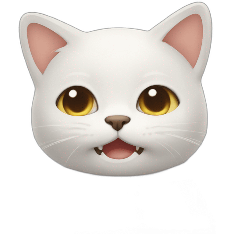 cute cat slap emoji