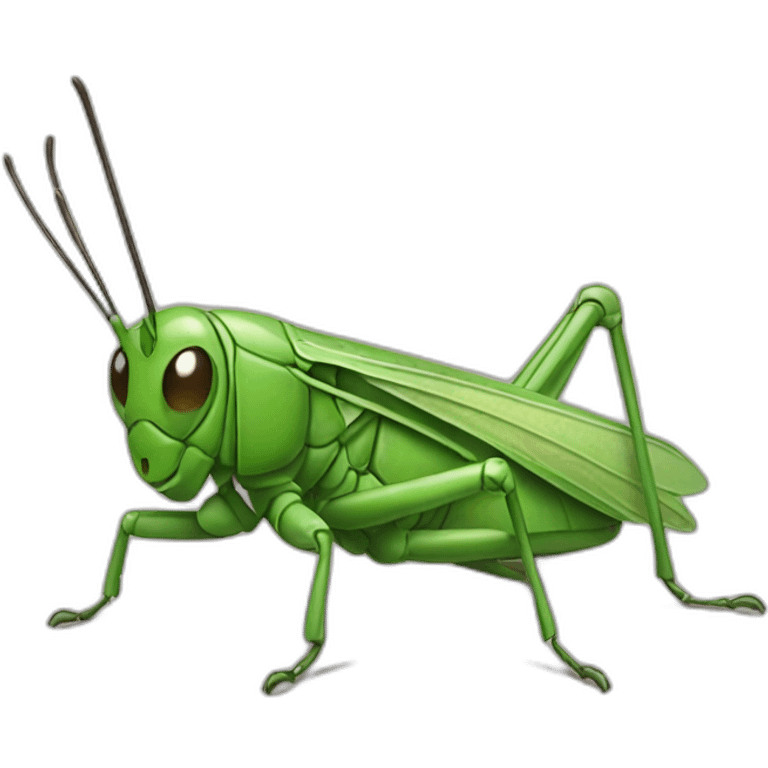 kawai grasshopper emoji