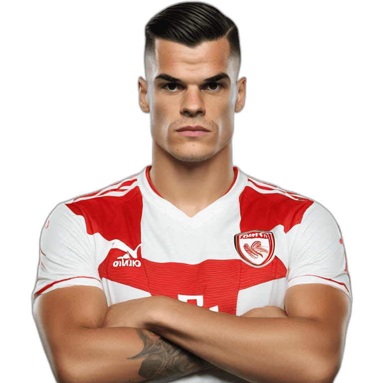 Granit xhaka do the eagle emoji