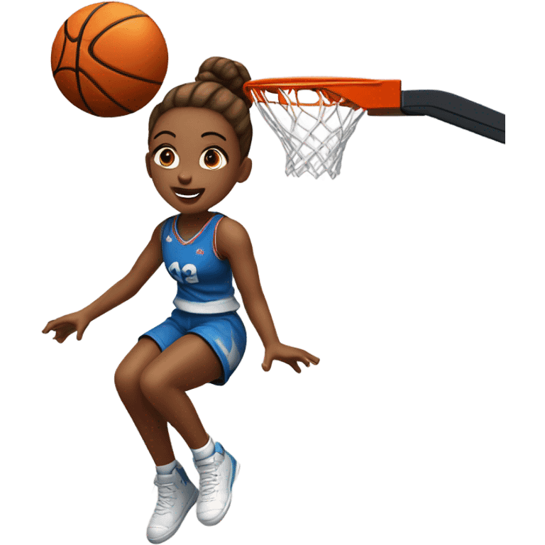 girl dunking  emoji