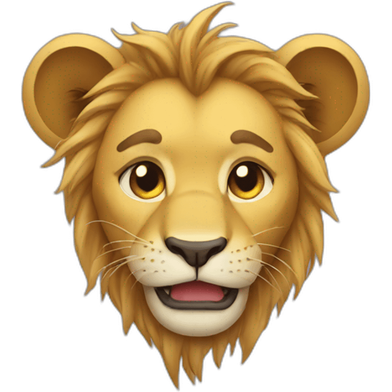 Crying 😭 lion emoji