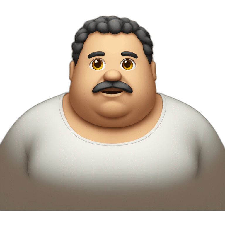 Fat man Portuguese emoji