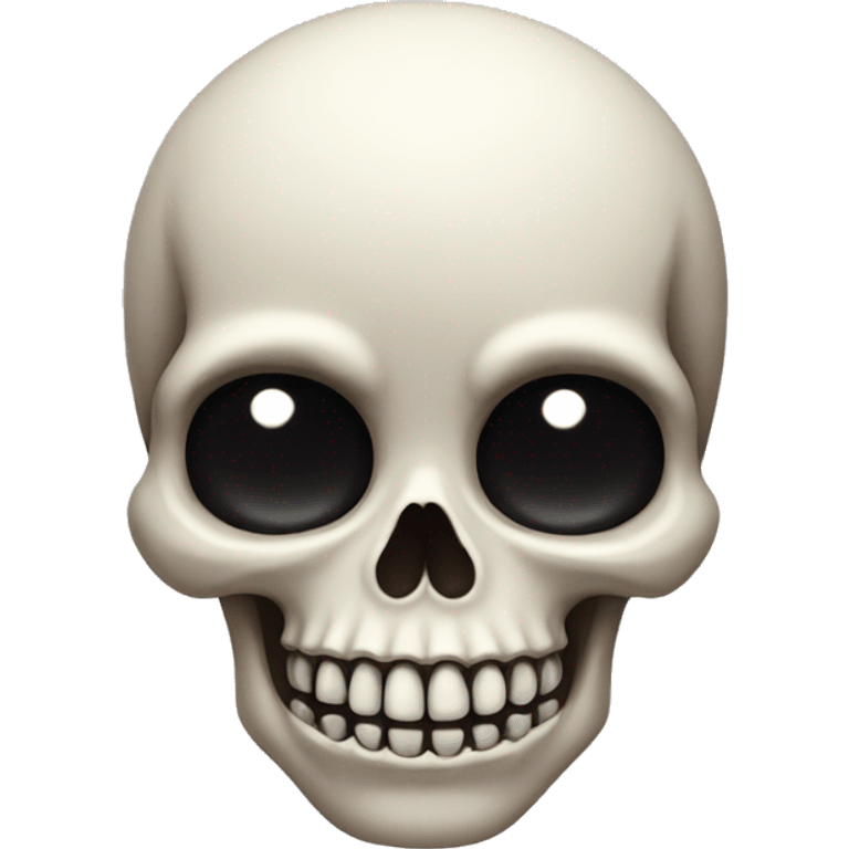 Cute skull emoji