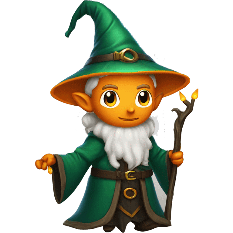 pumkin elf male wizard emoji