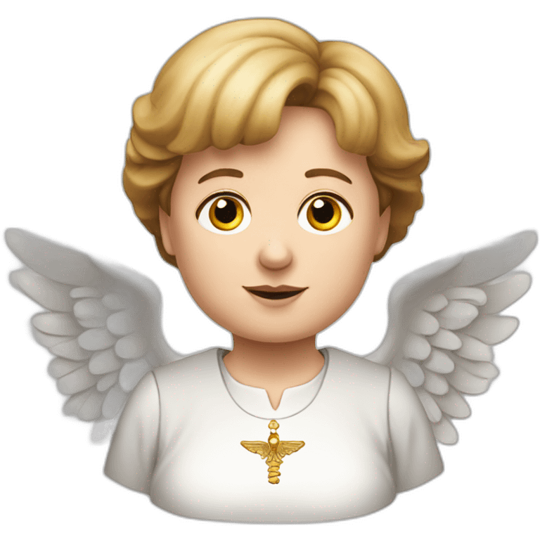 Angel Angela Merkel ￼ emoji