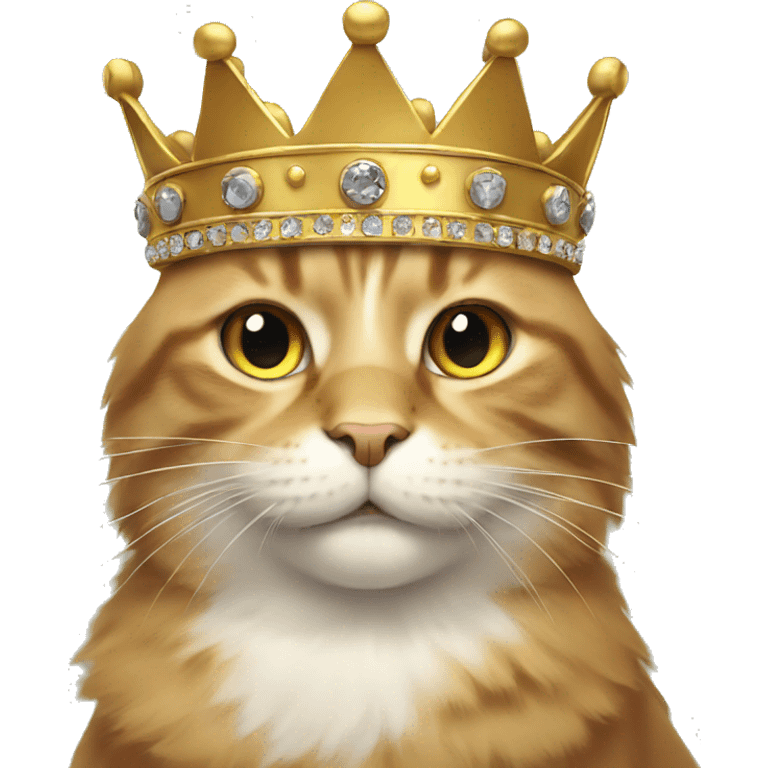 cat with crown emoji