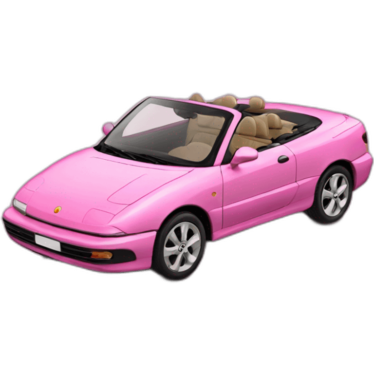 cabriolet pink emoji