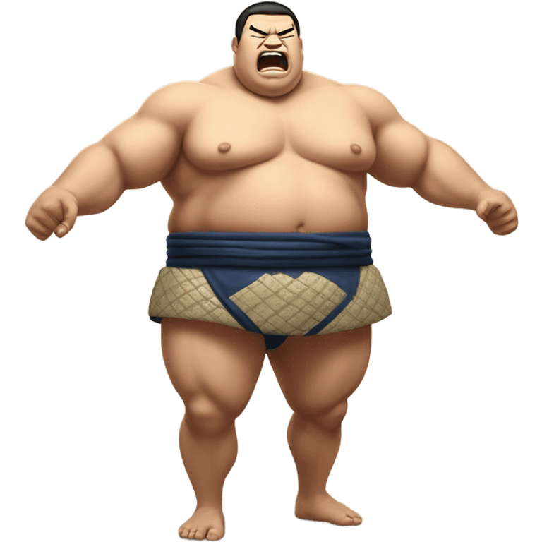 Sumo wrestler singer emoji