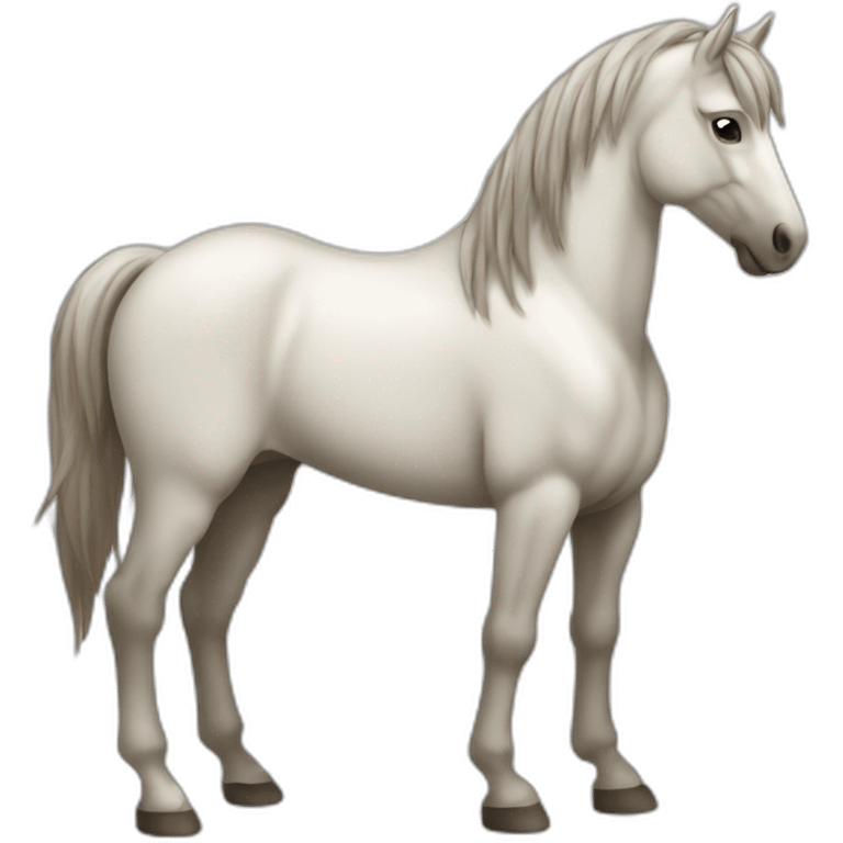 Cheval sur terre emoji