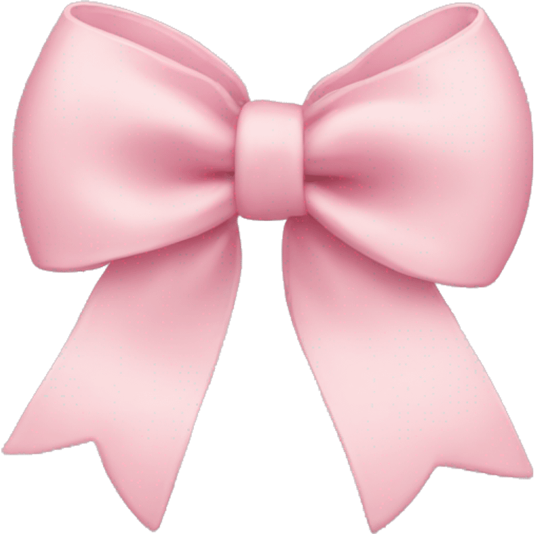 Light pink bow emoji