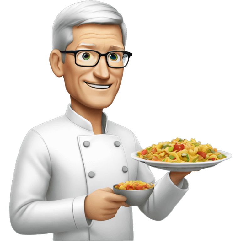 tim cook cooking emoji