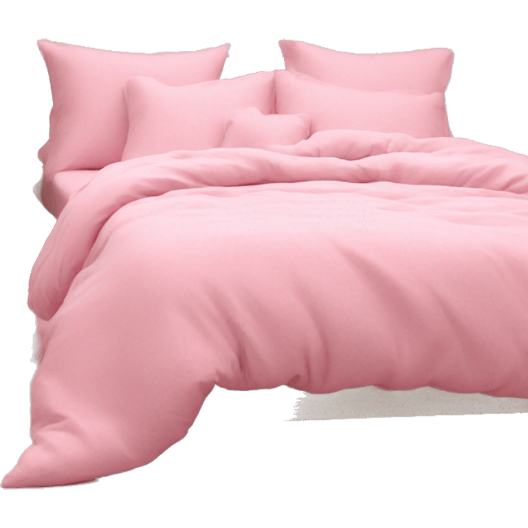 Pink bedding  emoji