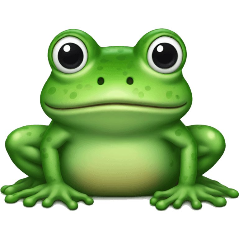  frog with butt emoji