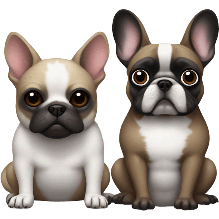 Racoon and a french Bulldog  emoji