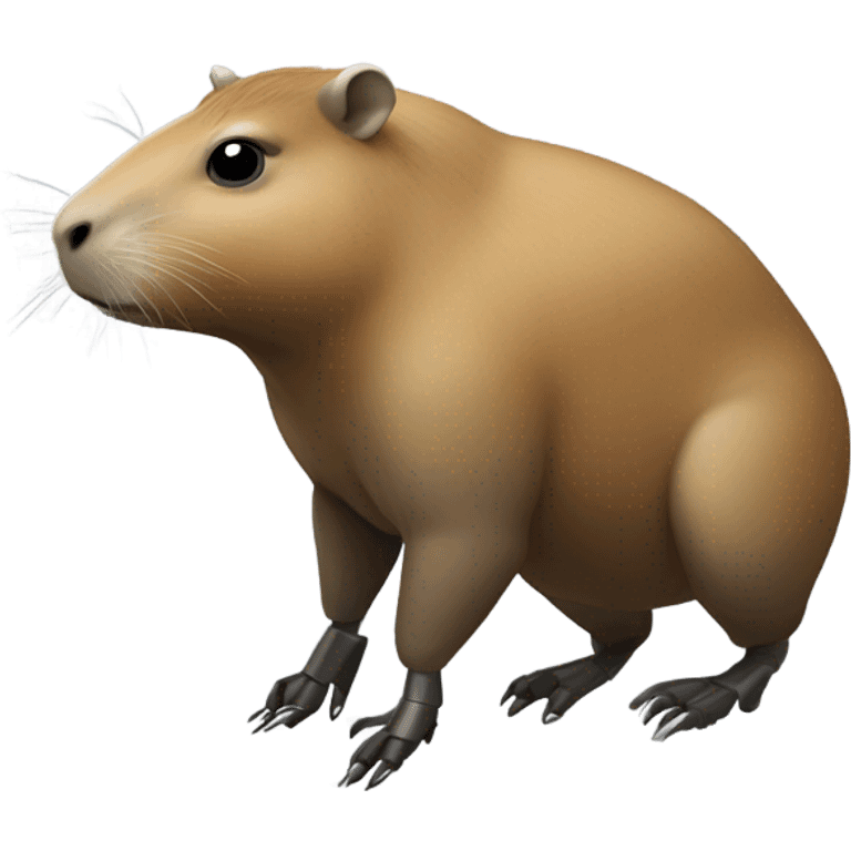 Capybara robot emoji